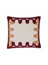 Main View - Click To Enlarge - FRETTE - X Tara Bernerd Modernism Cushion 002 — Burgundy/Tan