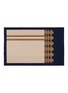 Main View - Click To Enlarge - FRETTE - X Tara Bernerd Deco Throw 002 — Blue/Cream