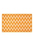 Main View - Click To Enlarge - FRETTE - X Tara Bernerd Modernism Throw — Bright Orange/Cream