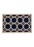 Main View - Click To Enlarge - FRETTE - X Tara Bernerd Deco Throw 003 — Blue/Cream