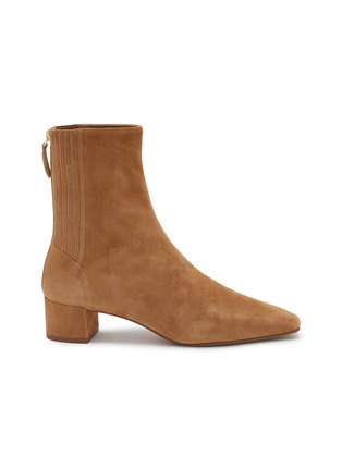 Main View - Click To Enlarge - AQUAZZURA - Saint Honore 35 Suede Boots