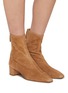 Figure View - Click To Enlarge - AQUAZZURA - Saint Honore 35 Suede Boots