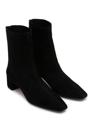 Detail View - Click To Enlarge - AQUAZZURA - Saint Honore 35 Suede Boots