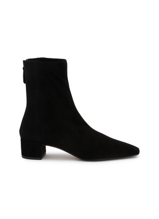 Main View - Click To Enlarge - AQUAZZURA - Saint Honore 35 Suede Boots