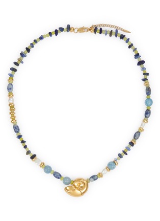 Main View - Click To Enlarge - MISSOMA - Shell Gold Plated Brass Beaded Necklace