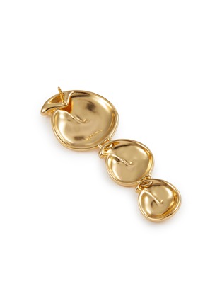Detail View - Click To Enlarge - MISSOMA - Spiral Gold Pleated Brass Drop Earrings