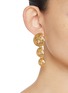 Figure View - Click To Enlarge - MISSOMA - Spiral Gold Pleated Brass Drop Earrings
