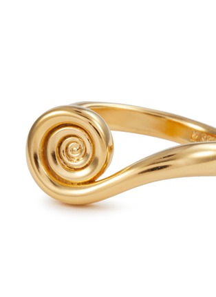 Detail View - Click To Enlarge - MISSOMA - Spiral Stacking Gold Plated Brass Ring