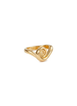 Main View - Click To Enlarge - MISSOMA - Spiral Stacking Gold Plated Brass Ring