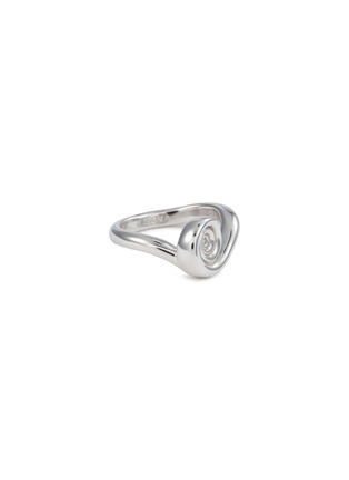 Main View - Click To Enlarge - MISSOMA - Spiral Stacking Rhodium Plated Brass Ring