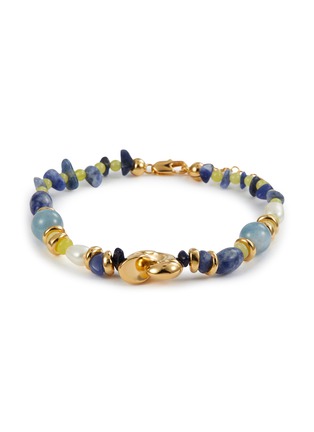 Main View - Click To Enlarge - MISSOMA - Shell Gold Plated Brass Beaded Bracelet