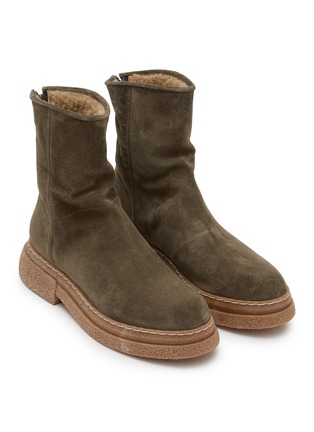 Detail View - Click To Enlarge - ALBERTO FASCIANI - Gill Suede Ankle Boots