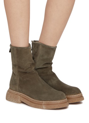 Figure View - Click To Enlarge - ALBERTO FASCIANI - Gill Suede Ankle Boots