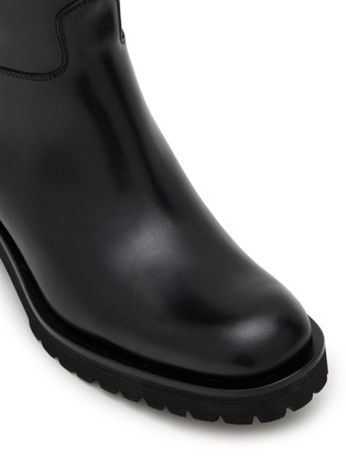 Detail View - Click To Enlarge - ALBERTO FASCIANI - Isabel Leather Riding Boots
