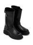 Detail View - Click To Enlarge - ALBERTO FASCIANI - Karina Leather Moto Boots