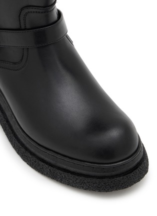 Detail View - Click To Enlarge - ALBERTO FASCIANI - Karina Leather Moto Boots