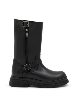 Main View - Click To Enlarge Main View - Click To Enlarge - ALBERTO FASCIANI - Karina Leather Moto Boots