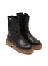 Detail View - Click To Enlarge - ALBERTO FASCIANI - Karina Leather Ankle Boots