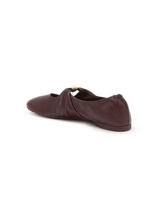  - LOEWE - Pebble Soft Leather Ballerina