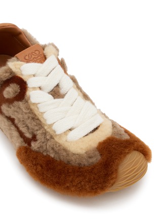 Detail View - Click To Enlarge - LOEWE - Ballet Runner 2.0 Shearling Low Top Women's Sneaker
