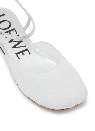 Detail View - Click To Enlarge - LOEWE - Toy Ankle Strap Mesh Ballerina