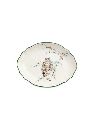 Main View - Click To Enlarge - LABORATARIO PARAVACINI - Owl Scalloped Edge Plate