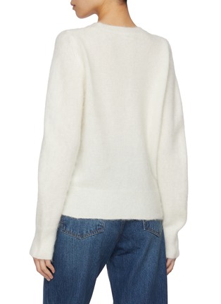 Back View - Click To Enlarge - ATELIER EDITION - Mohair Wool Blend Knit Sweater