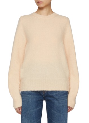 Main View - Click To Enlarge - ATELIER EDITION - Mohair Wool Blend Knit Sweater
