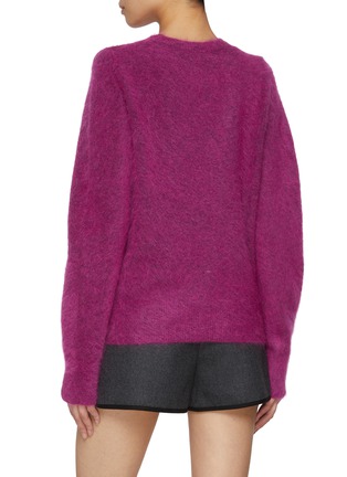 Back View - Click To Enlarge - ATELIER EDITION - Mohair Wool Blend Knit Sweater