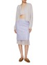 Figure View - Click To Enlarge - ATELIER EDITION - Cashmere Frill Knit Cardigan