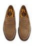 Detail View - Click To Enlarge - DOUCAL'S - Suede Penny Loafers