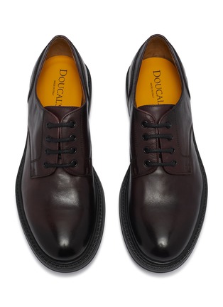 Detail View - Click To Enlarge - DOUCAL'S - Leather Derby Shoes