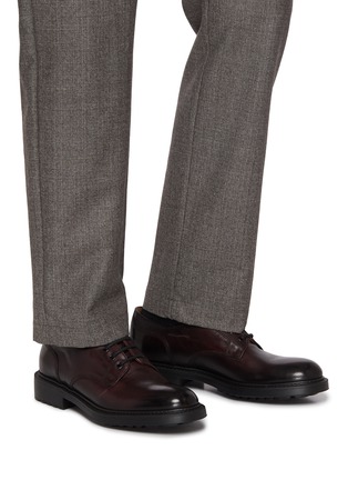 Figure View - Click To Enlarge - DOUCAL'S - Leather Derby Shoes