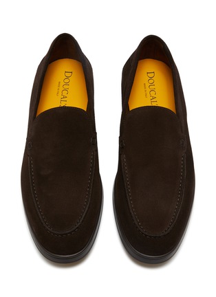 Figure View - Click To Enlarge - DOUCAL'S - Suede Mocassino Loafers
