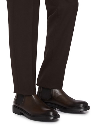 Figure View - Click To Enlarge - DOUCAL'S - Leather Chelsea Boots