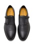 Detail View - Click To Enlarge - DOUCAL'S - Double Buckle Cap Toe Leather Shoes