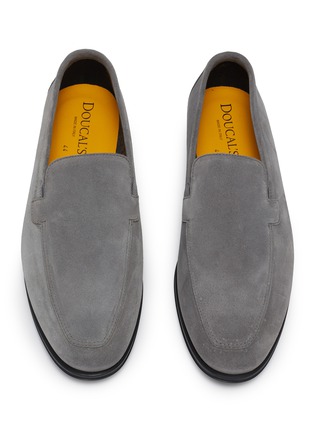 Detail View - Click To Enlarge - DOUCAL'S - Suede Loafers