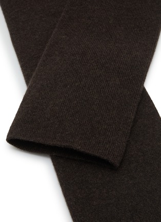 Detail View - Click To Enlarge - THE ROW - Kassian Cashmere Knit Scarf
