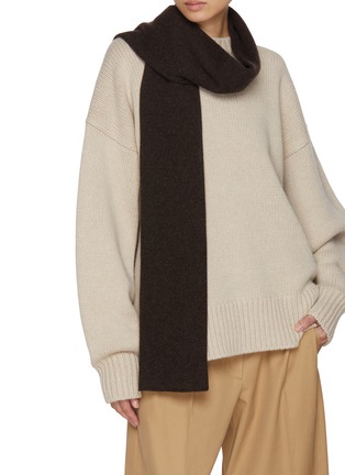 Figure View - Click To Enlarge - THE ROW - Kassian Cashmere Knit Scarf