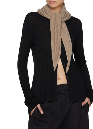 Figure View - Click To Enlarge - THE ROW - Leomine Cashmere Knit Scarf