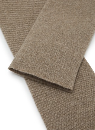 Detail View - Click To Enlarge - THE ROW - Kassian Cashmere Knit Scarf