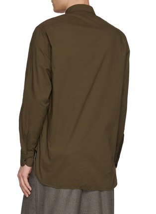Back View - Click To Enlarge - BARENA - Garment Dyed Cotton Shirt
