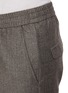  - BARENA - Elasticated Waist Wool Flannel Pants