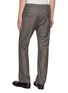 Back View - Click To Enlarge - BARENA - Elasticated Waist Wool Flannel Pants