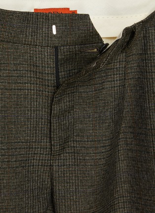  - BARENA - Pleated Chequered Wool Pants