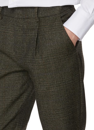  - BARENA - Pleated Chequered Wool Pants