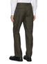 Back View - Click To Enlarge - BARENA - Pleated Chequered Wool Pants