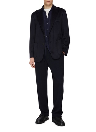Figure View - Click To Enlarge - BARENA - Sima Elastic Waist Pants