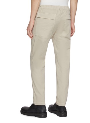 Back View - Click To Enlarge - BARENA - Flat Front Elasticated Semi Jogger Pants