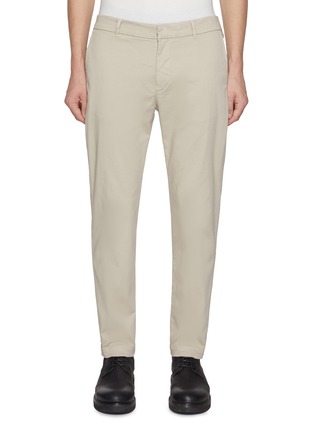 Main View - Click To Enlarge - BARENA - Flat Front Elasticated Semi Jogger Pants